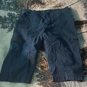 Lee Men's Black Cargo Shorts